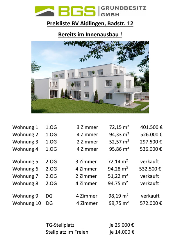 Eigentumswohnung in Herrenberg kaufen