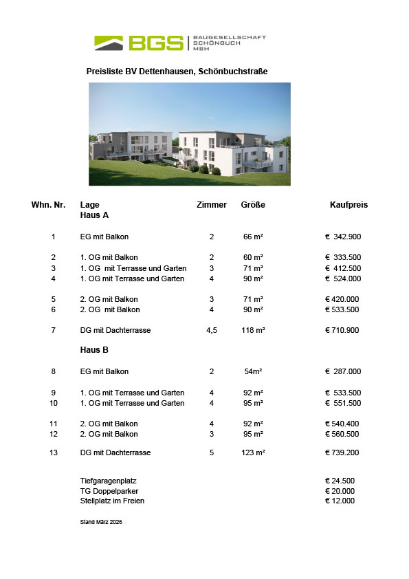 Eigentumswohnung in Herrenberg kaufen